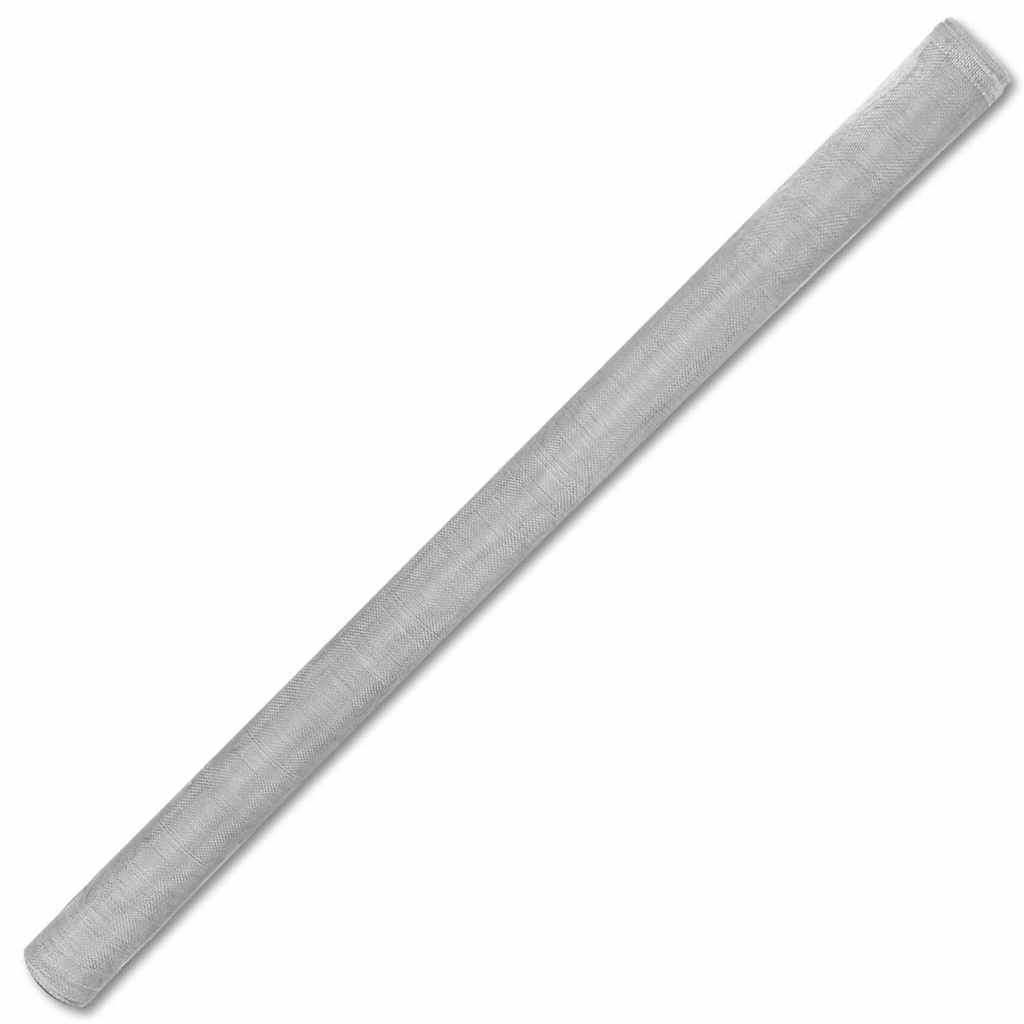 Aluminum Mesh Screen 39.4"x196.9" Silver L25957