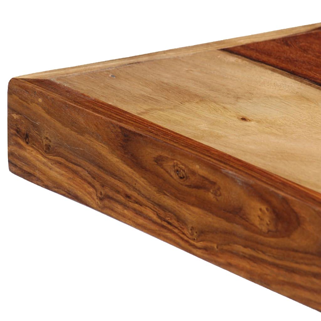Rustic Industrial Style Solid Sheesham Wood Dining Table I81304