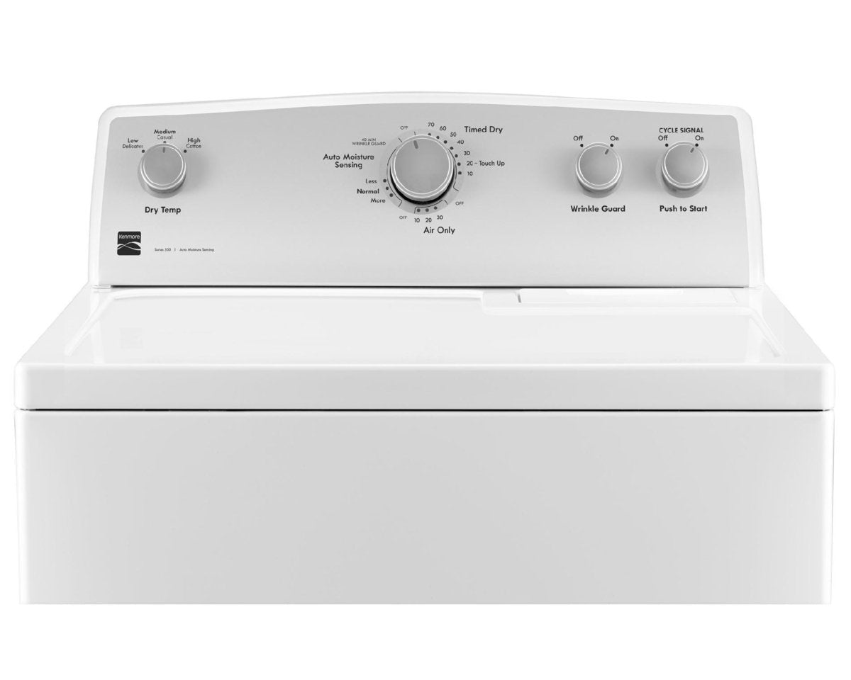 29" Front Load Electric Dryer 7.0 Cubic Feet White S5149