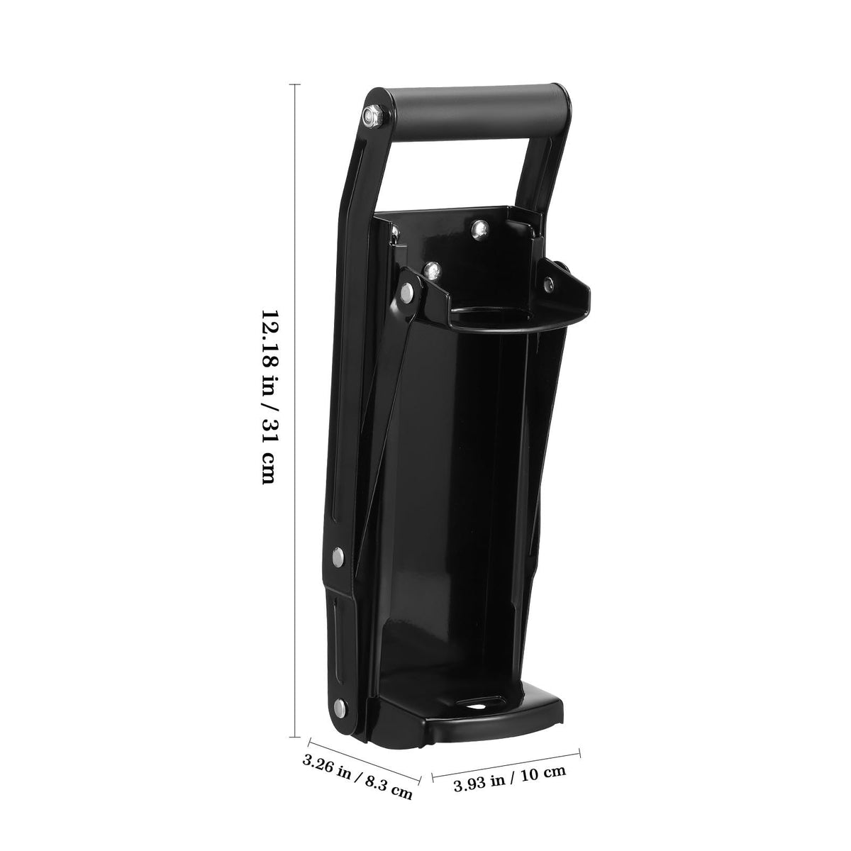 Stainless Steel Wall Mounted Can Crusher with Bottle Opener N99573