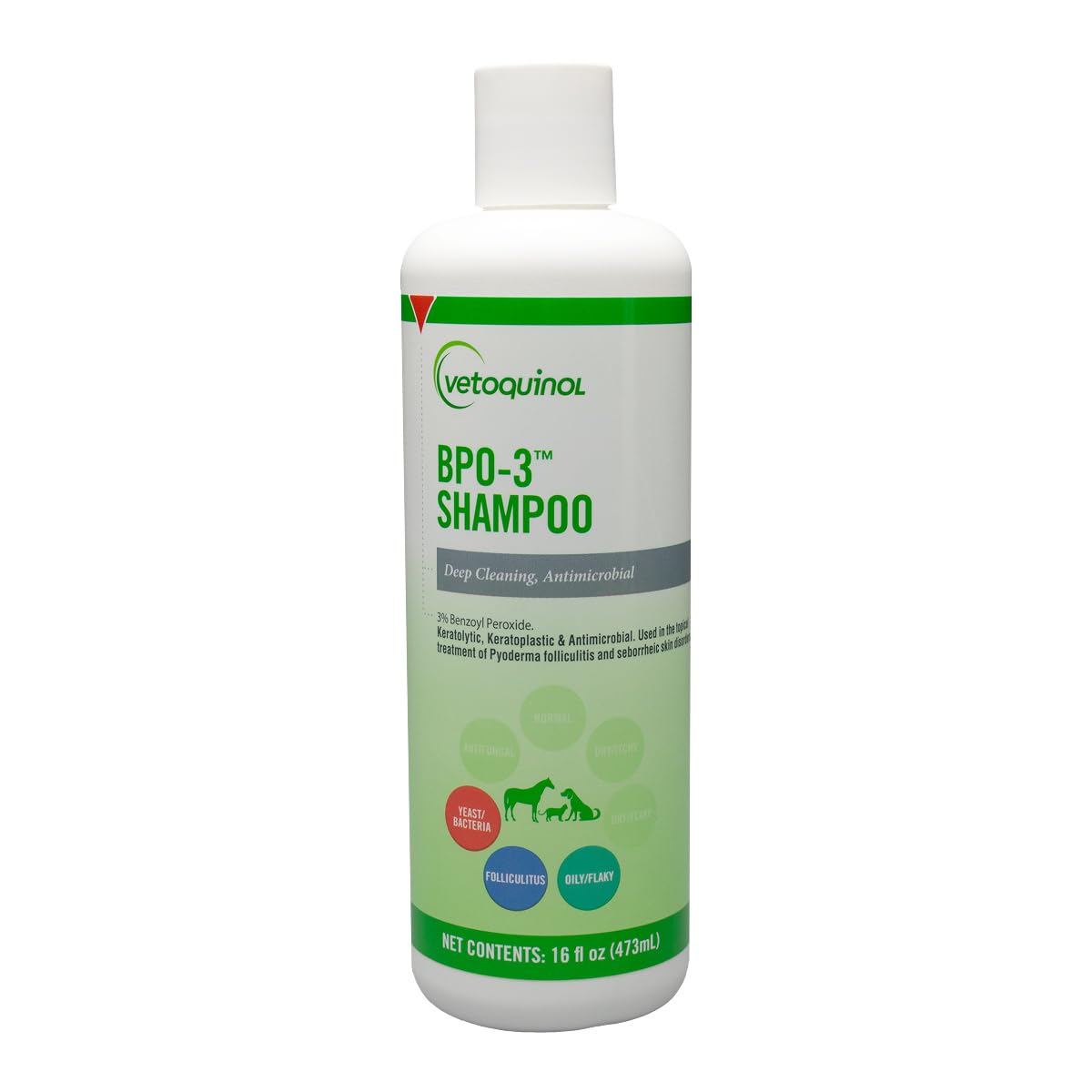 16oz 3% Benzoyl Peroxide Medicated Shampoo V8785