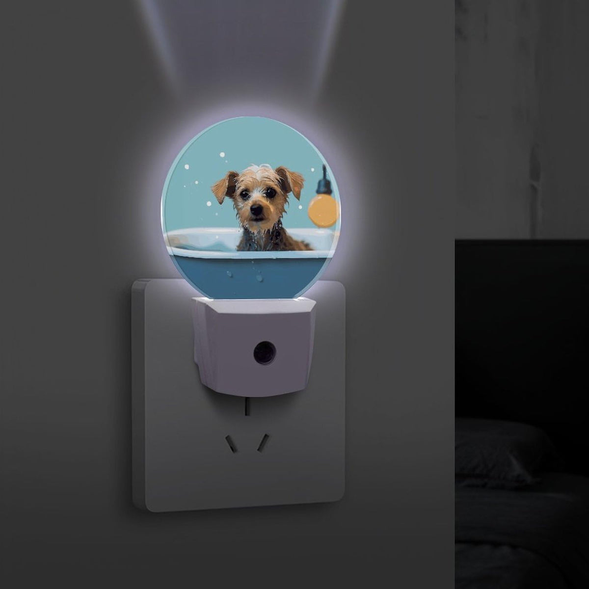 Dog in Bathtub Night Light Smart Sensor C70167