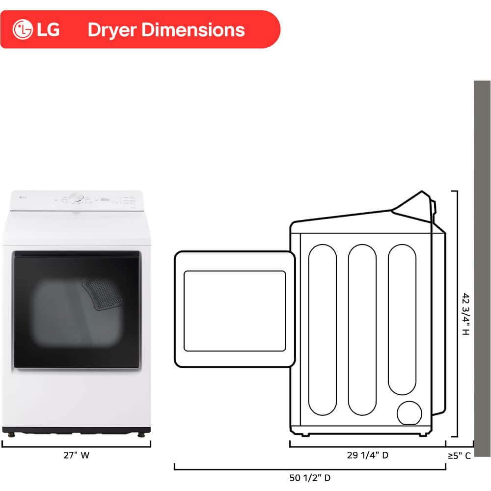 7.3 cu. ft. Electric Dryer with Wi-fi in Alpine White U6728