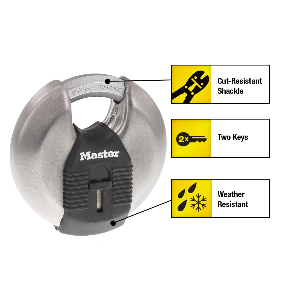 Stainless Steel Disc Padlock K14324