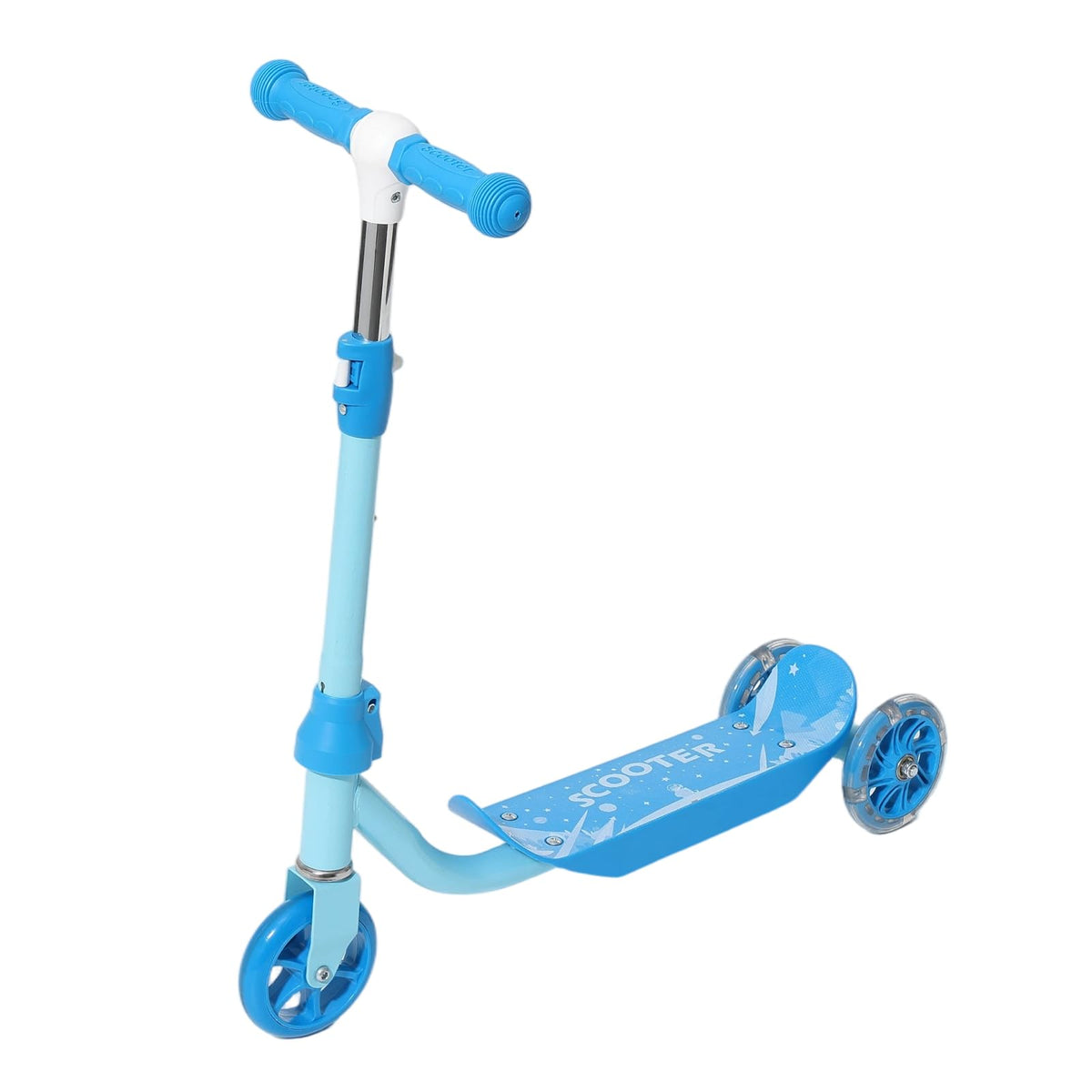 Three Wheel Scooter for Kids 2-5, Light Up Adjustable Height Kick Scooter K4247