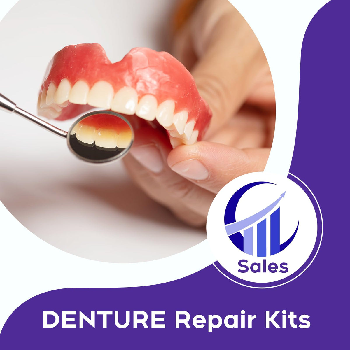 DIY Denture Kit for Upper & Lower Teeth G2362