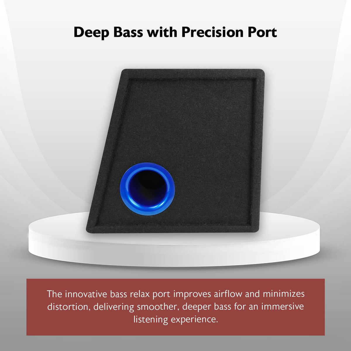 10" Active Powered Car Subwoofer with Enclosure O3637