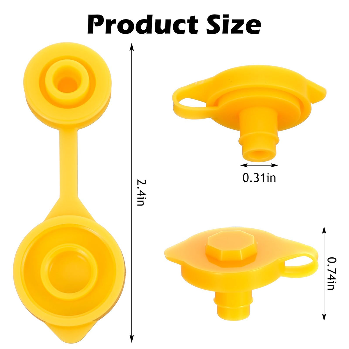 12PCS Yellow Gas Can Vents Y571