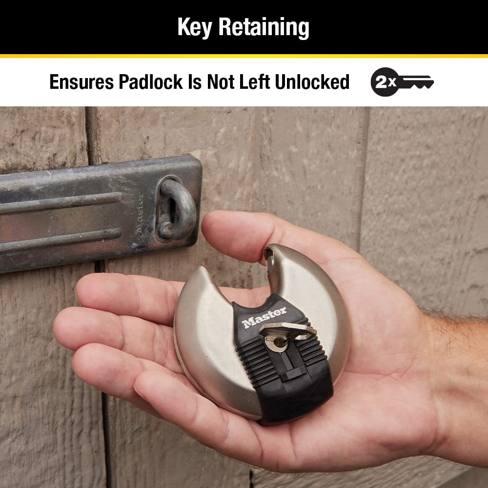 Stainless Steel Disc Padlock K14324