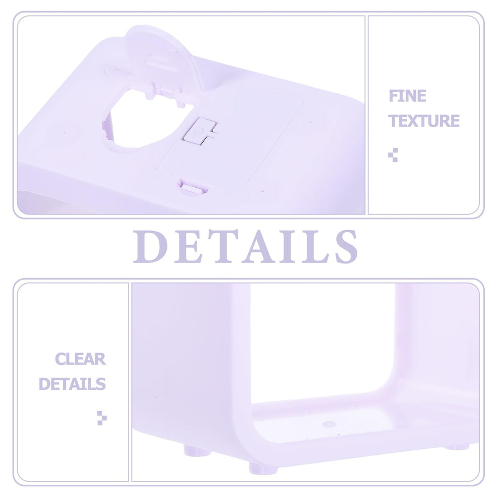 Mini Betta Fish Tank with LED Light Portable Plastic Desktop Aquarium Cube A266200