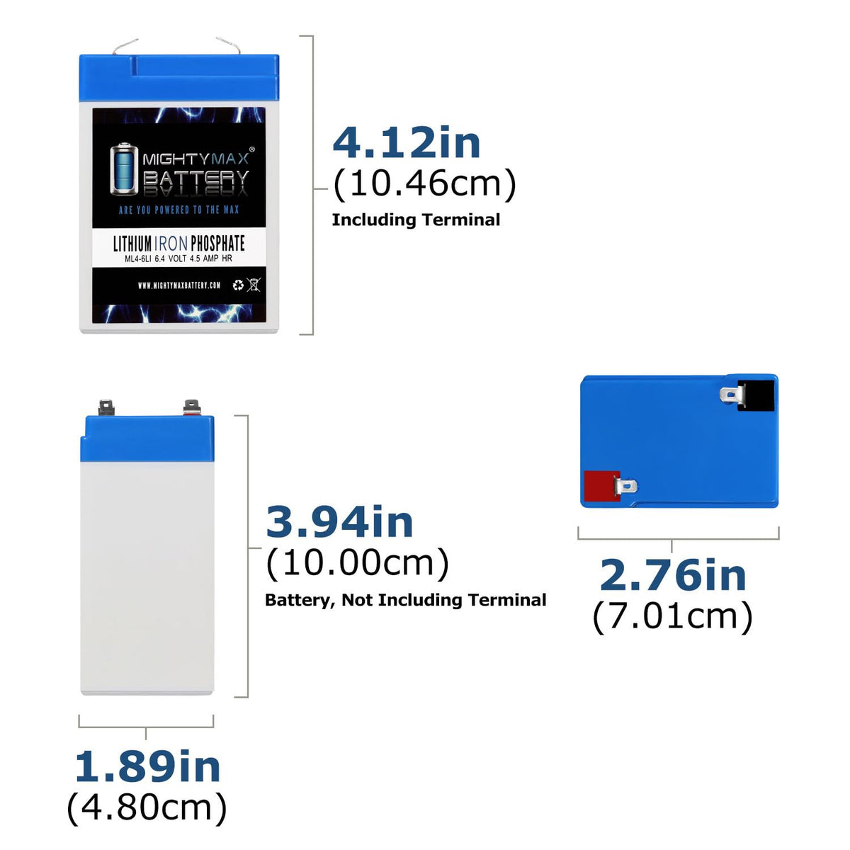 6V 4.5AH Lithium Replacement Battery X458493