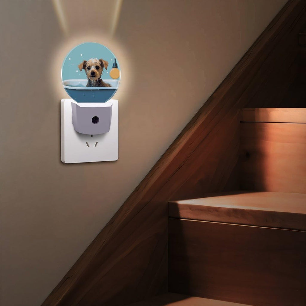 Dog in Bathtub Night Light Smart Sensor C70167