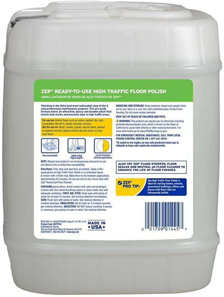 High Traffic Floor Polish 5 Gal Q428353