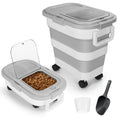 30LB Dog Food Storage Container with Wheels I582015