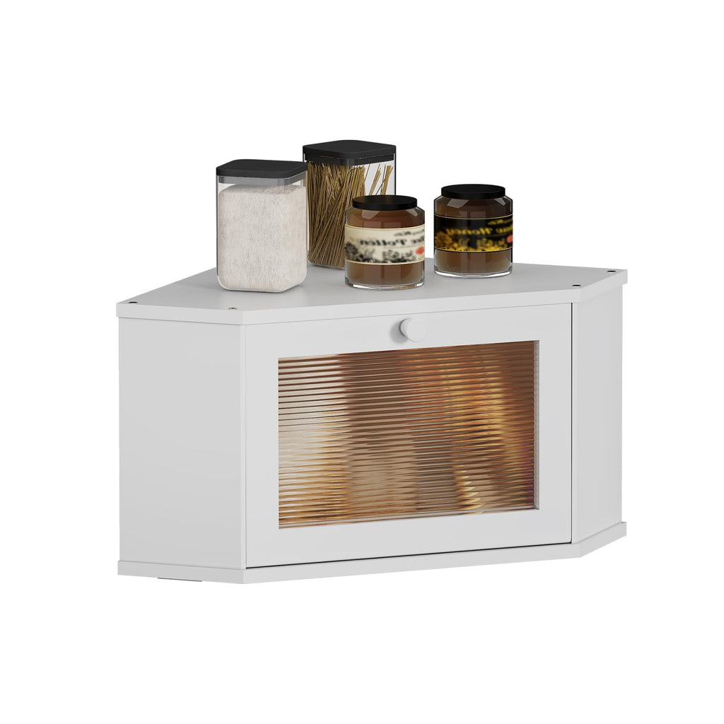 White Medium Bread Box N7477