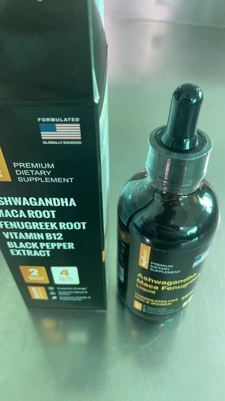 Maca Root Liquid Drops with Ashwagandha and Fenugreek E177085