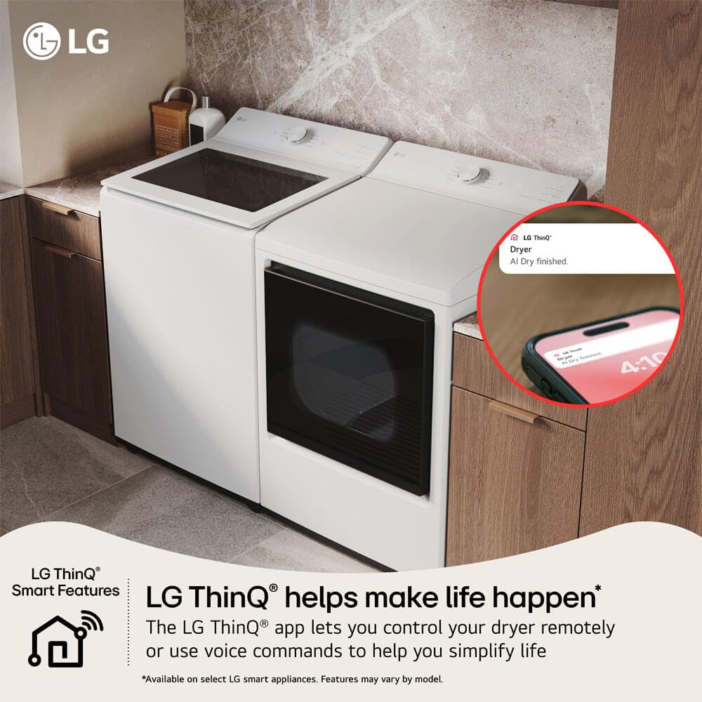 7.3 cu. ft. Electric Dryer with Wi-fi in Alpine White U6728