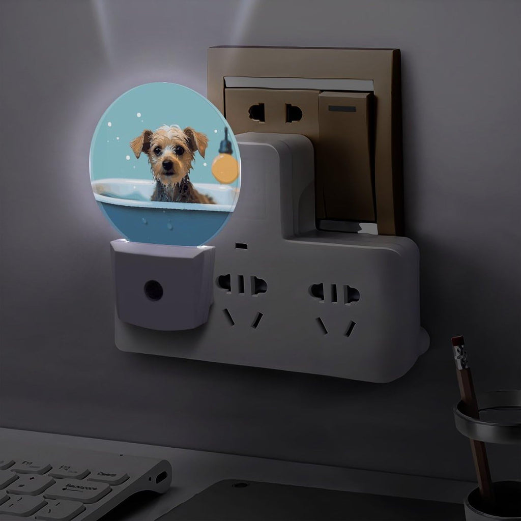 Dog in Bathtub Night Light Smart Sensor C70167