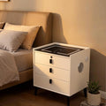 LED Nightstand with Charging Station and Drawers N65521