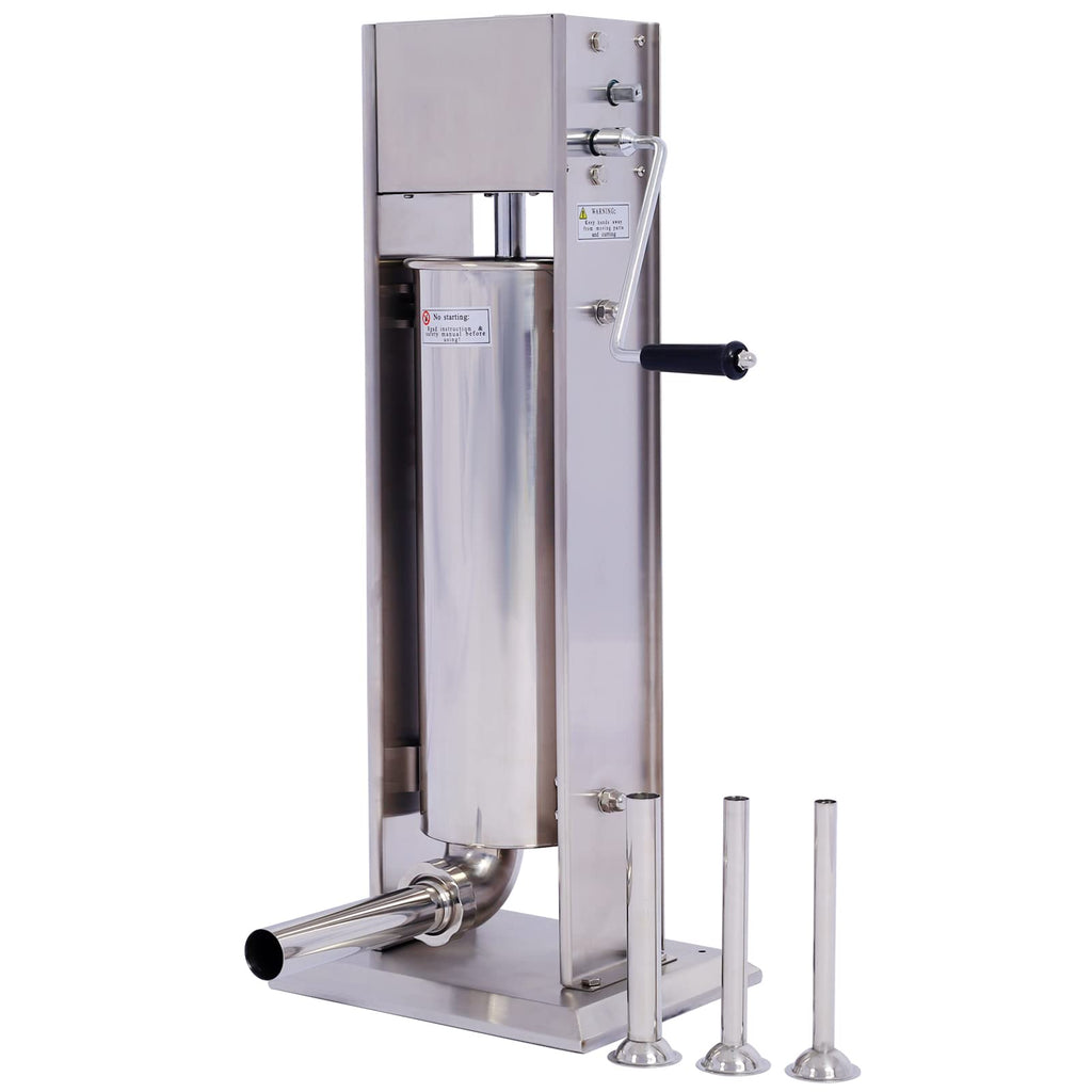 Stainless Steel 15LB Dual Speed Vertical Manual Sausage Stuffer M188104