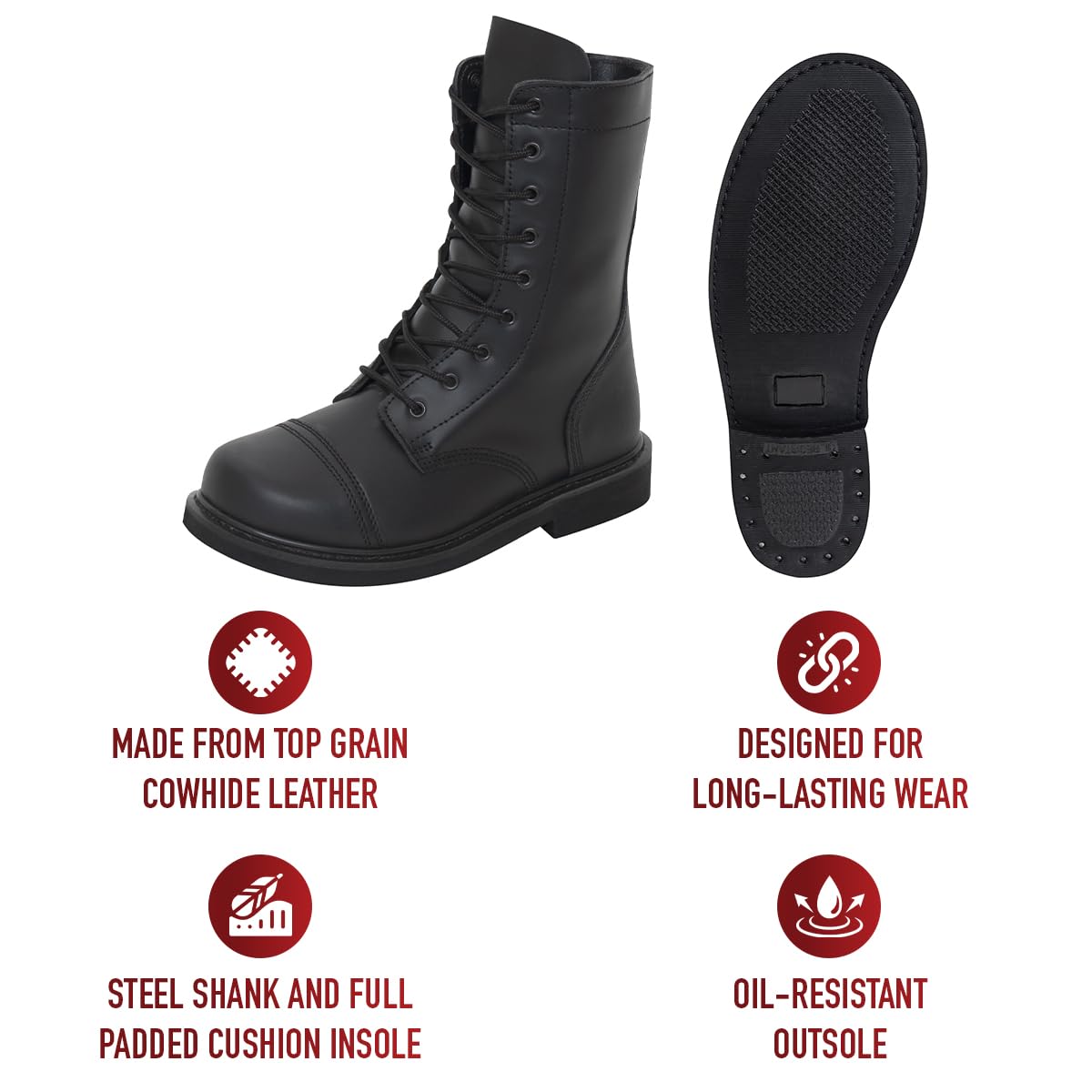 9 Inch Paratrooper Boots B5785