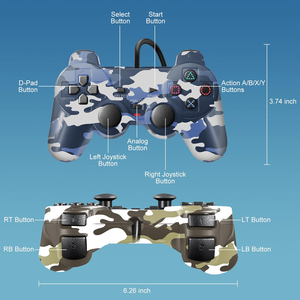 2 Packs Wired Controller U148