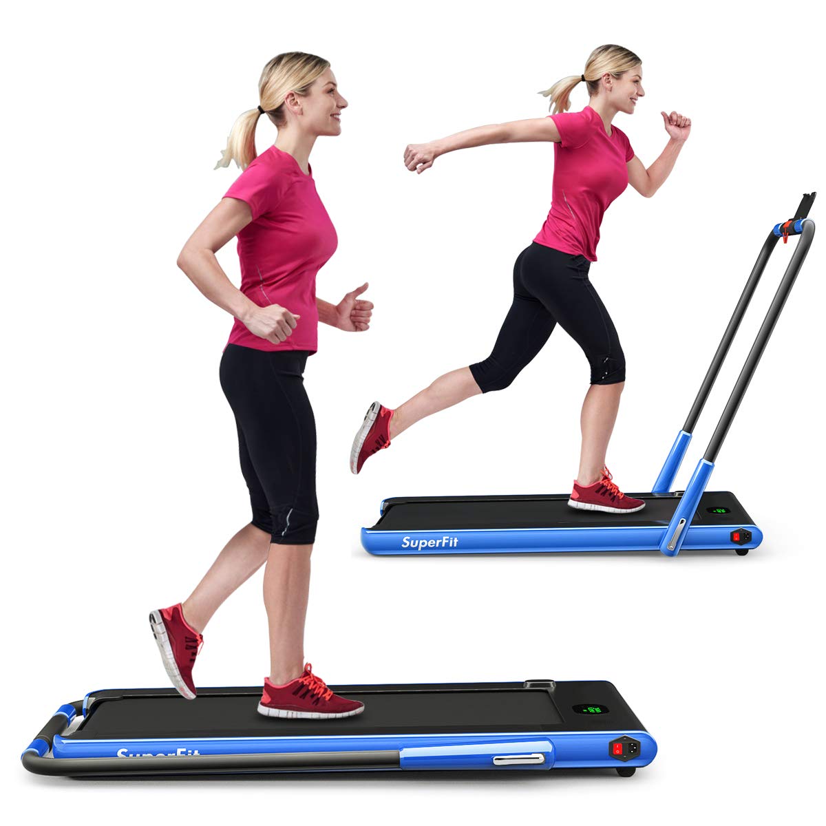 2 in 1 Under Desk Treadmill with Smart App A525