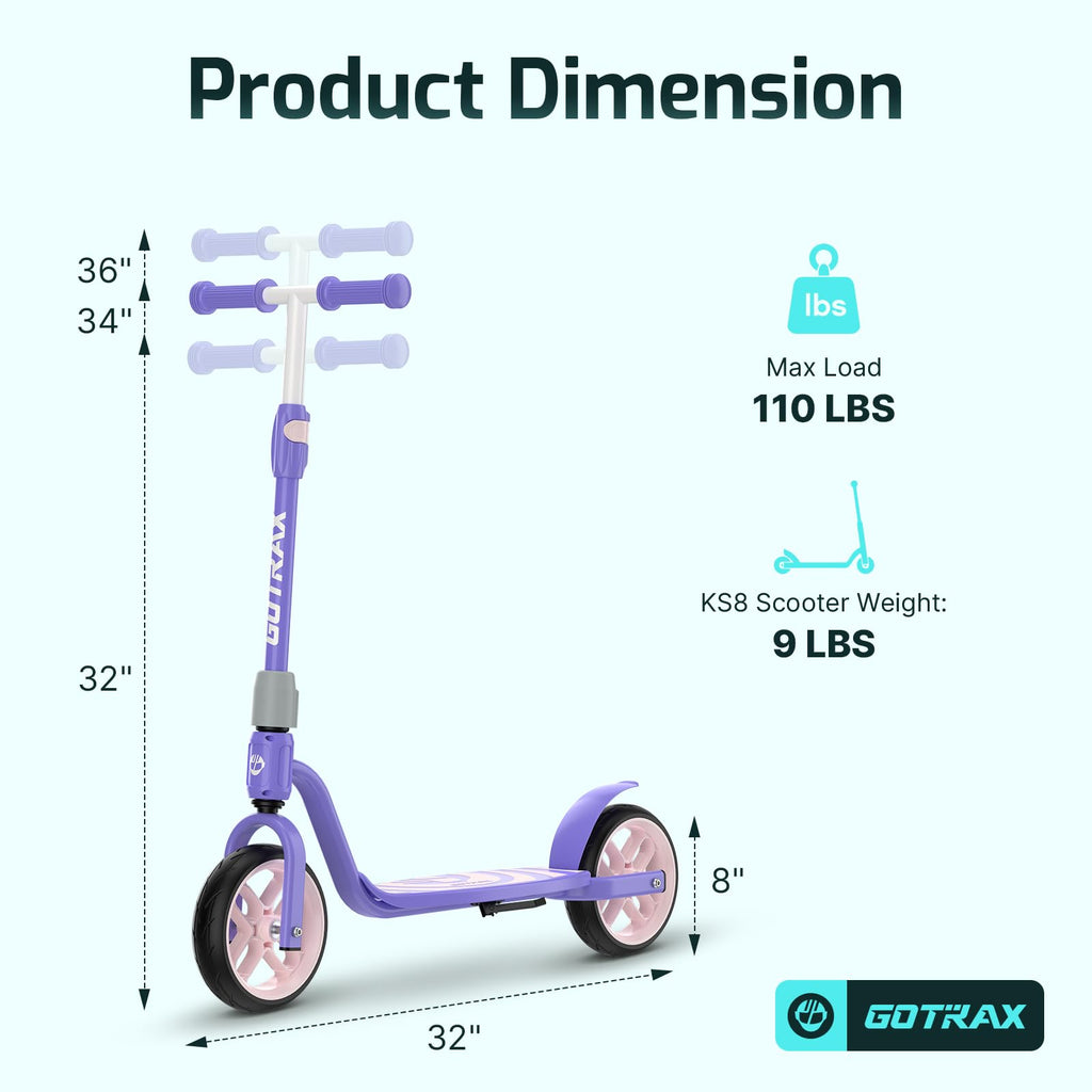 Kids Kick Scooter 8" Wheels G145