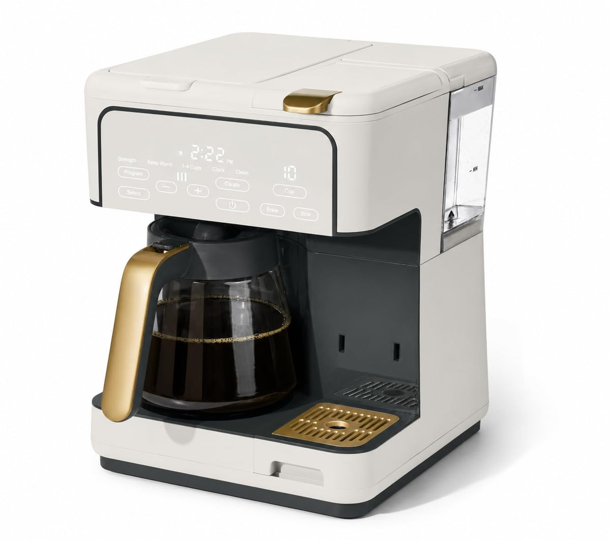 Multi-Brew Coffee Maker 12-cup Carafe Single-Serve White E11444