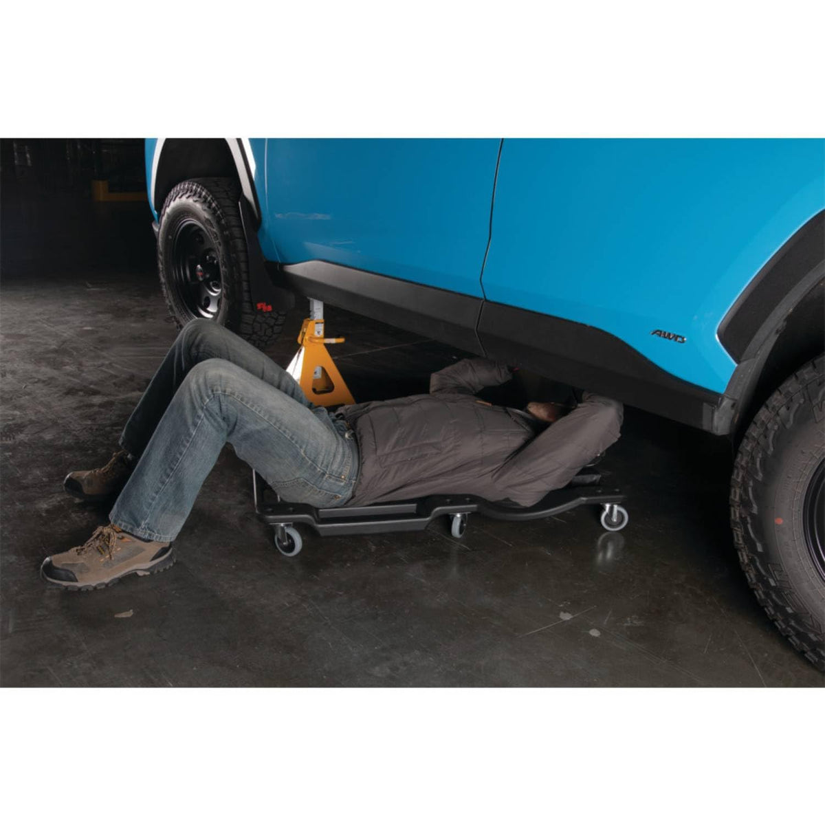 40" Plastic Creeper with 6 Casters Y4080
