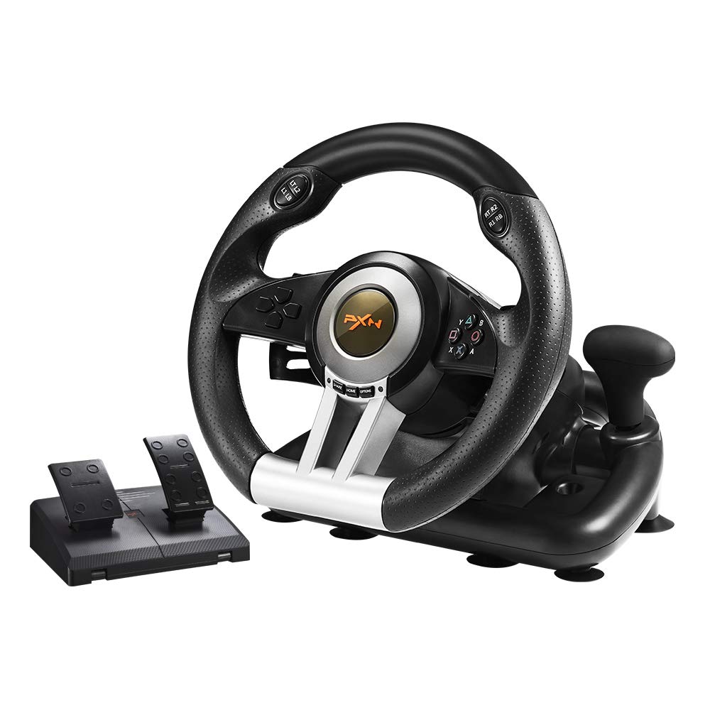 Gaming Steering Wheel with Pedals V37800