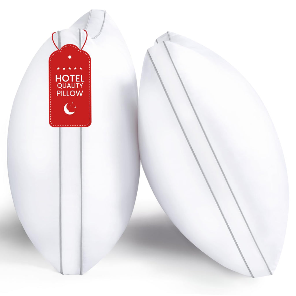 King Size Set of 2 Down Alternative Bed Pillows Z376876
