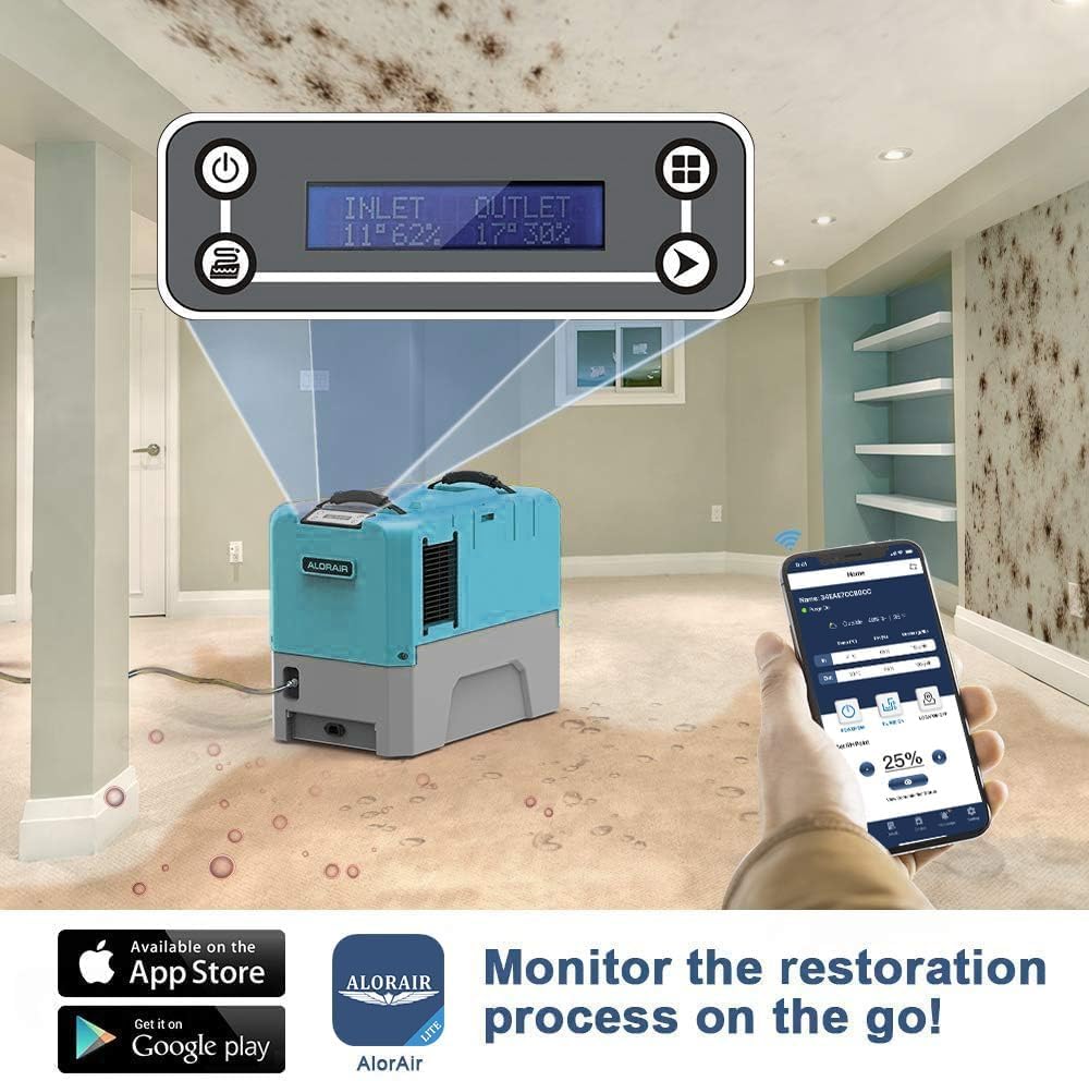 180 PPD Commercial & Industrial Dehumidifier with Pump R198