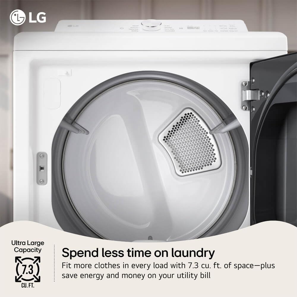 7.3 cu. ft. Electric Dryer with Wi-fi in Alpine White U6728