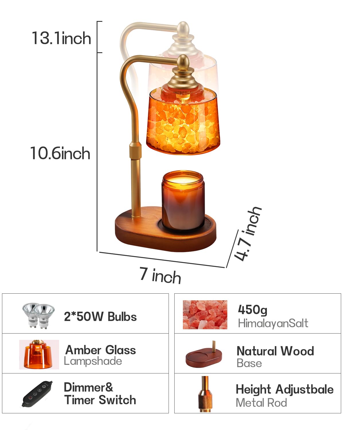 3-in-1 Candle Warmer Lamp K480