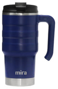20 oz Insulated Stainless Steel Travel Mug with Flip Lid & Handle M111765