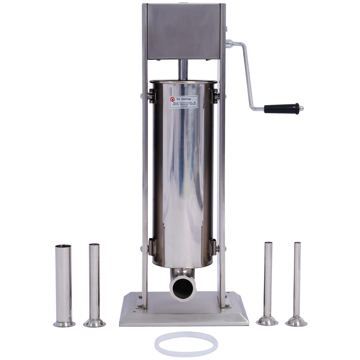 Stainless Steel 15LB Dual Speed Vertical Manual Sausage Stuffer M188104