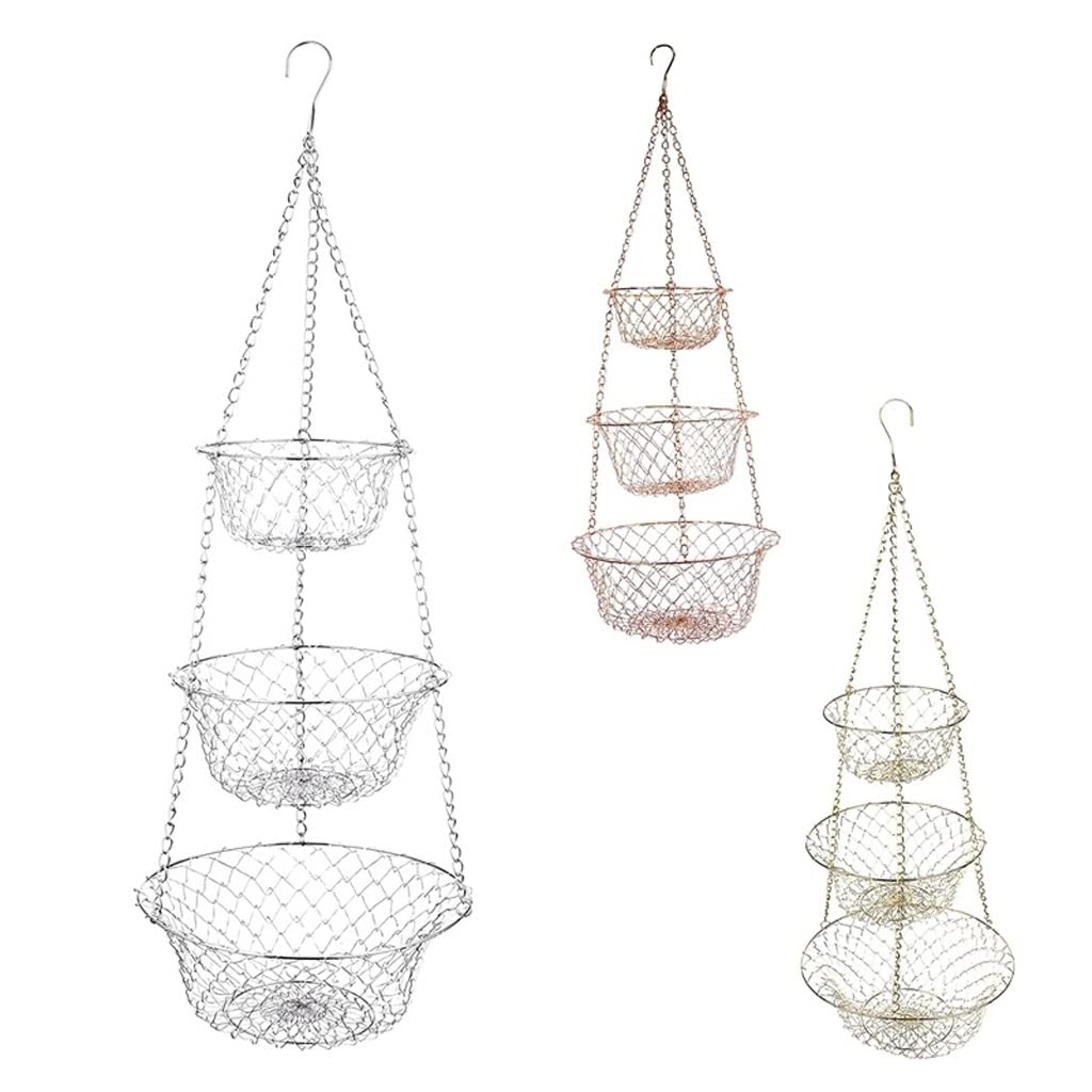 3 Tier Hanging Fruit Basket E50556