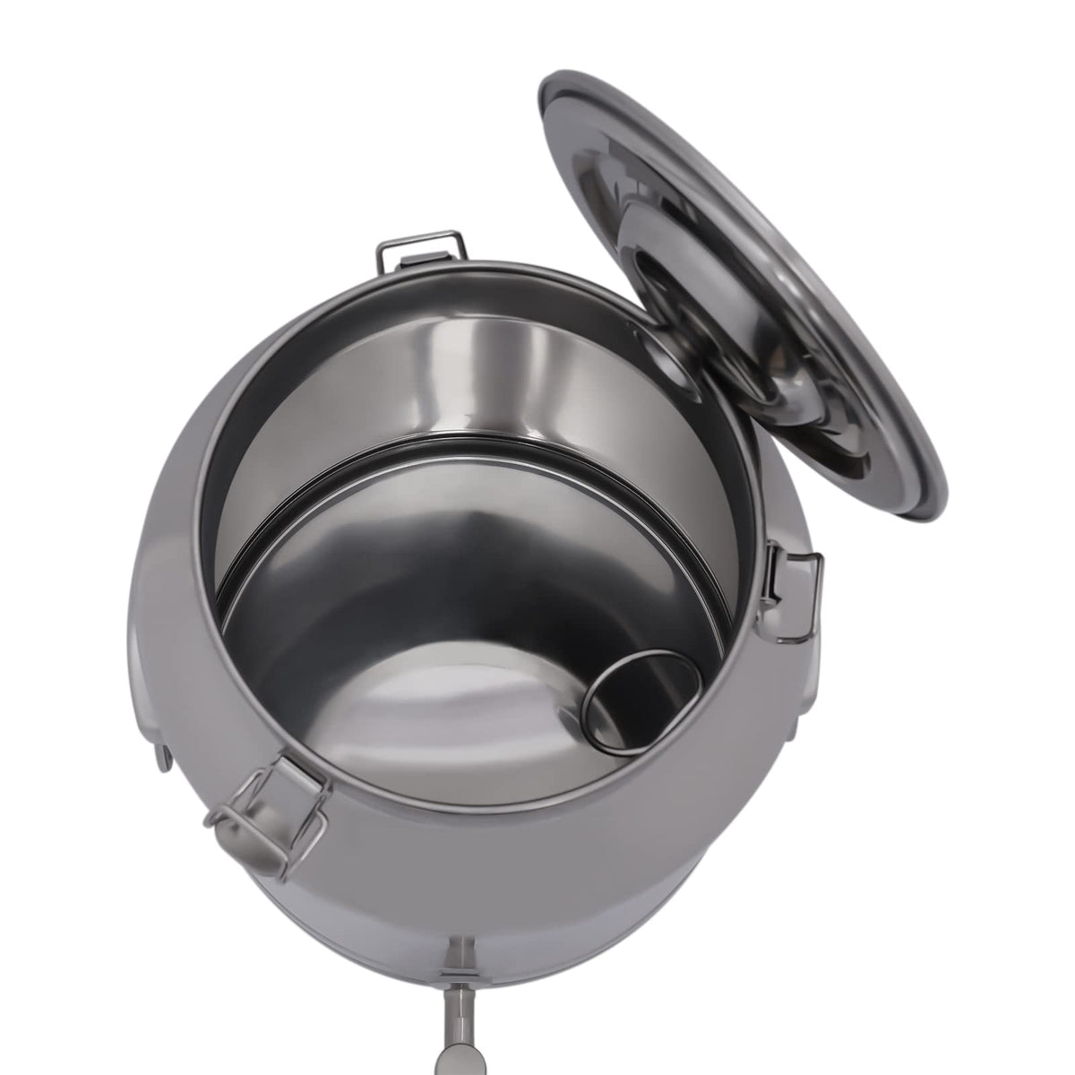 304 Stainless Steel 28L Sealed Lid Faucet Milk Can S64658