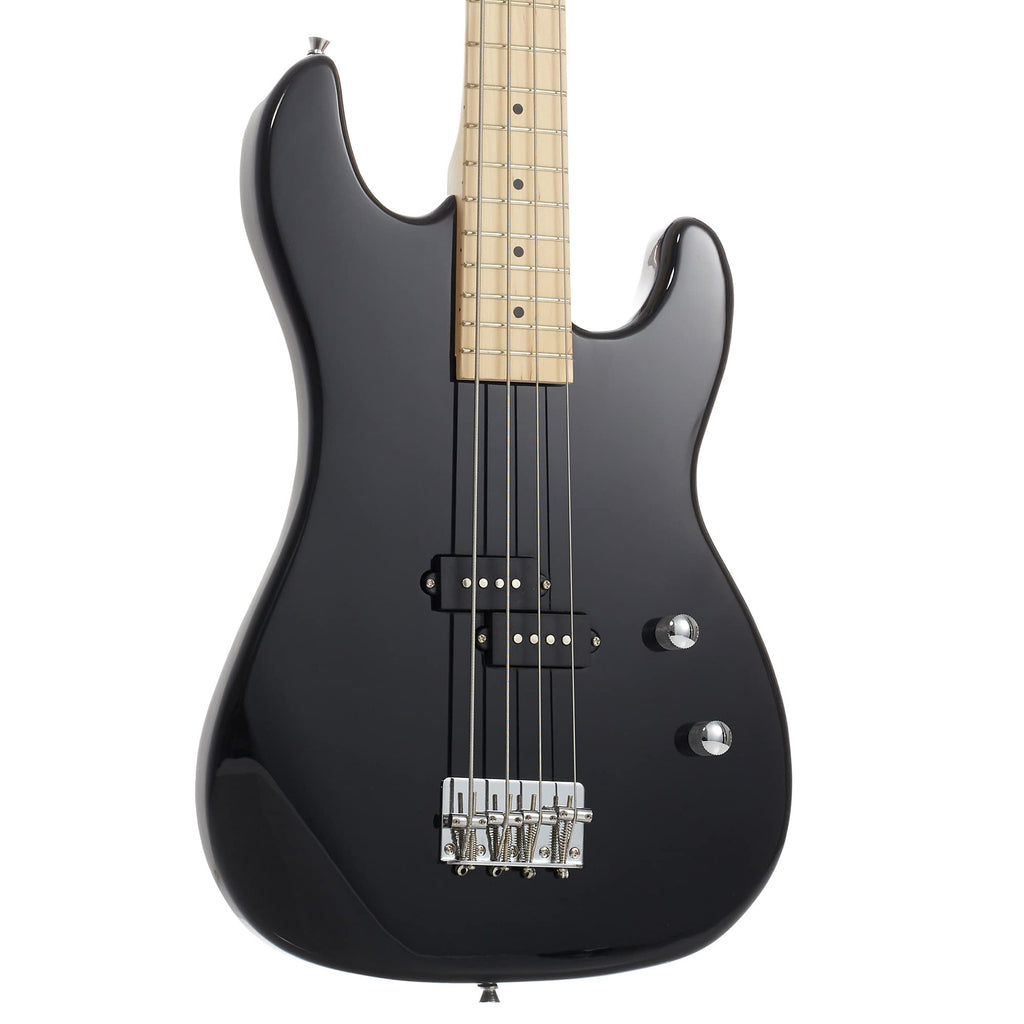 Full Size 4 String Right Handed Electric Bass Guitar with 15-Watt Amp C717