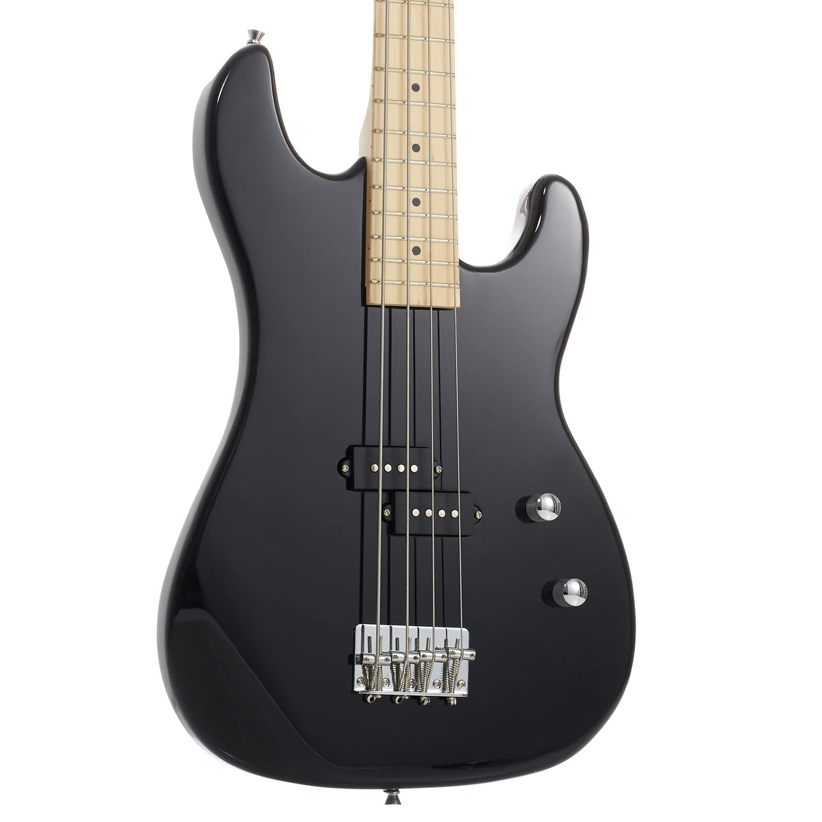 Full Size 4 String Right Handed Electric Bass Guitar with 15-Watt Amp C717