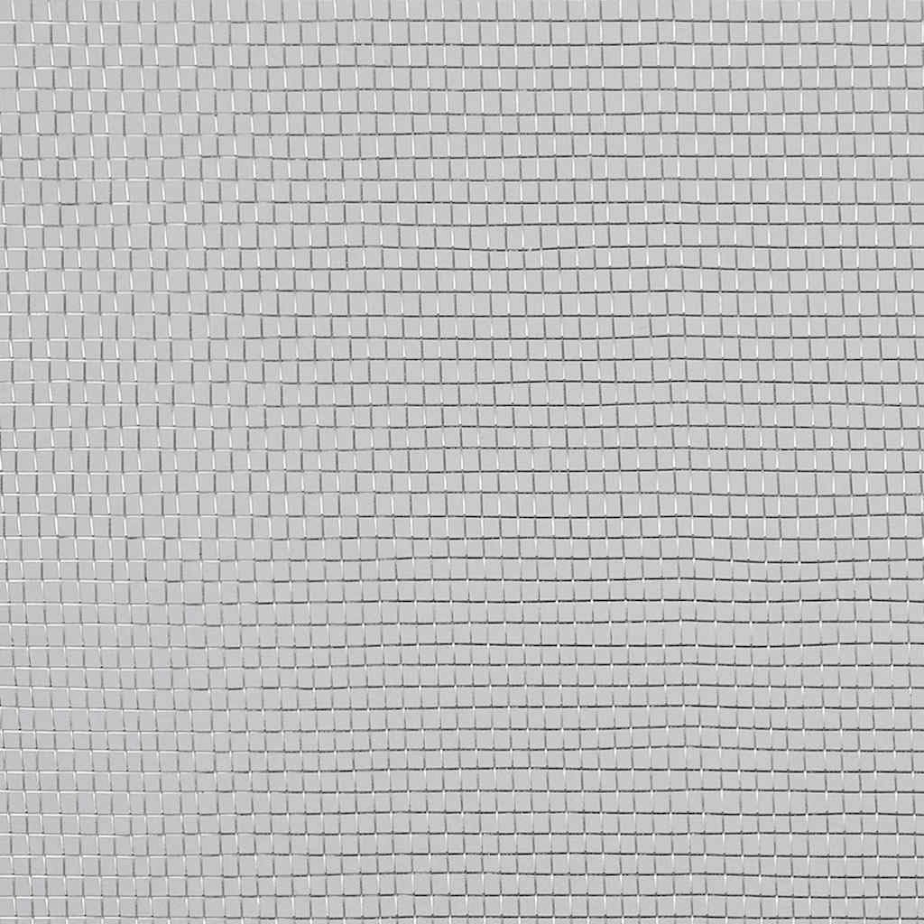 Aluminum Mesh Screen 39.4"x196.9" Silver L25957
