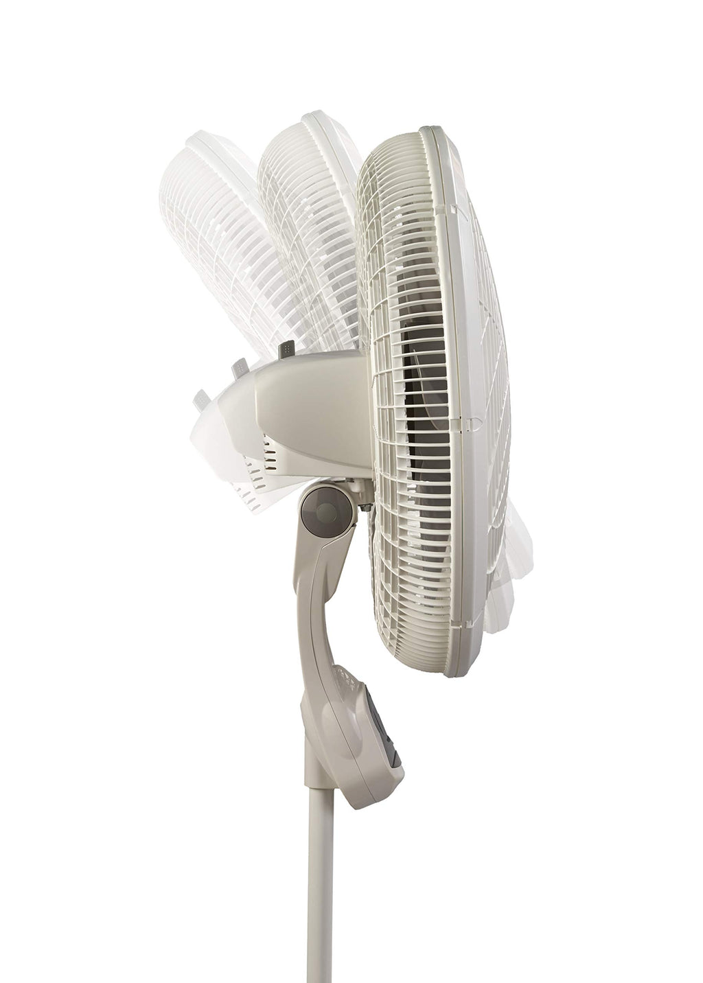 Adjustable 3 Speed 18" White Pedestal Fan V23161