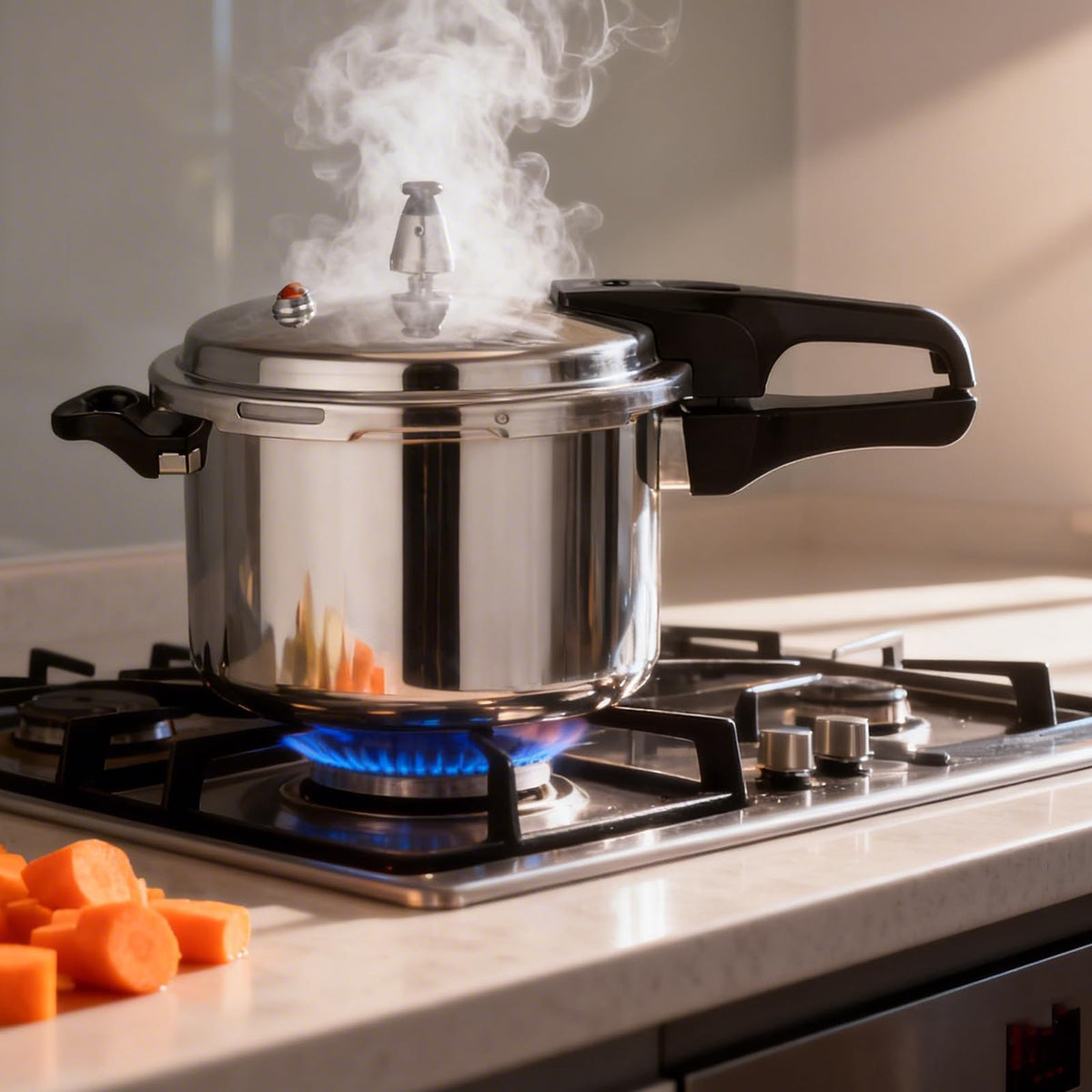 4.2 Quart Aluminum Stovetop Pressure Cooker V75654