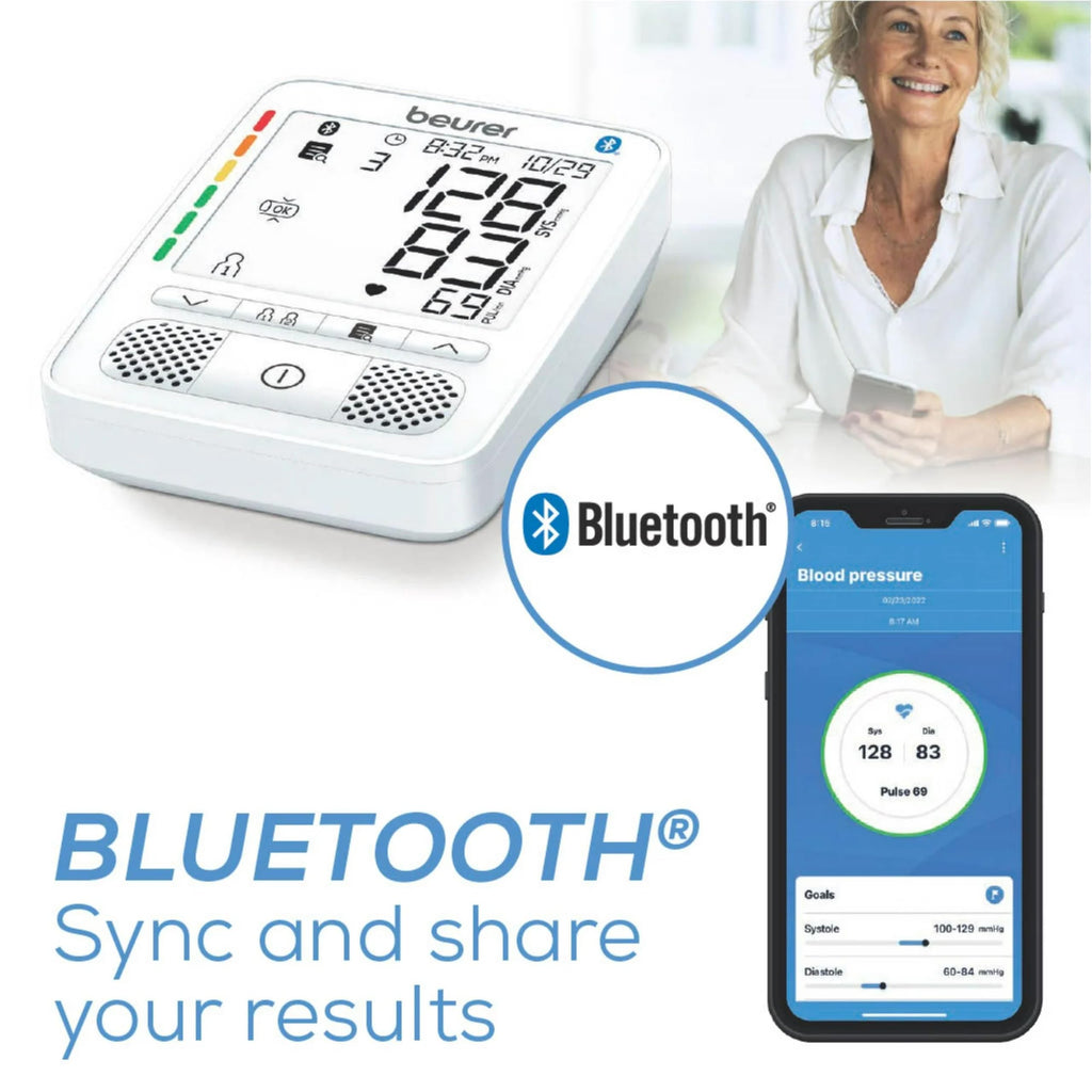 Upper Arm Blood Pressure Monitor with Bluetooth and Talking Function G5459