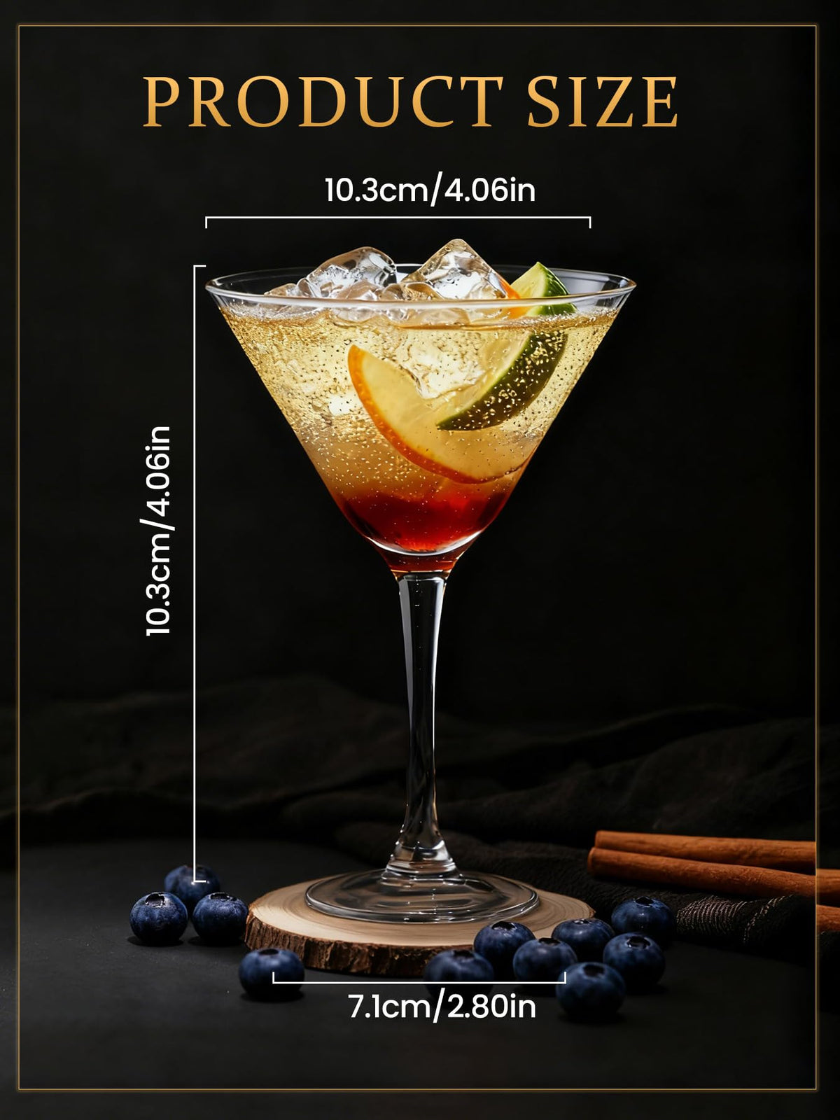 5 oz Crystal Cocktail Glasses Set of 6 N285044