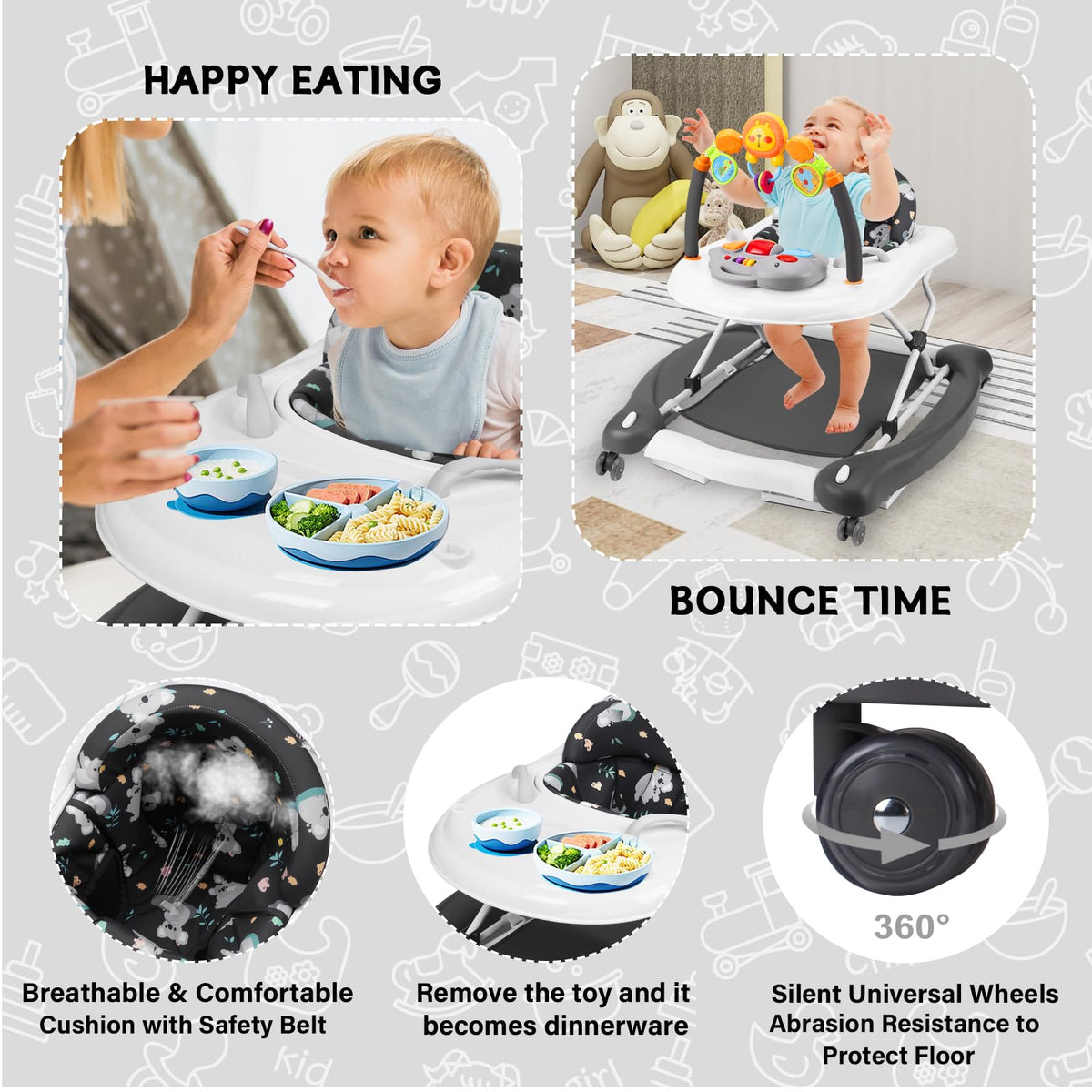 Foldable Baby Walker U50628