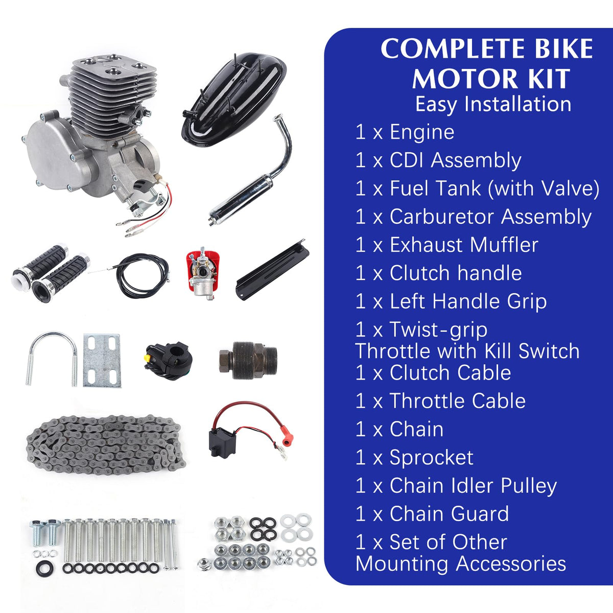 100cc 2 Stroke Bike Engine Kit Q374987