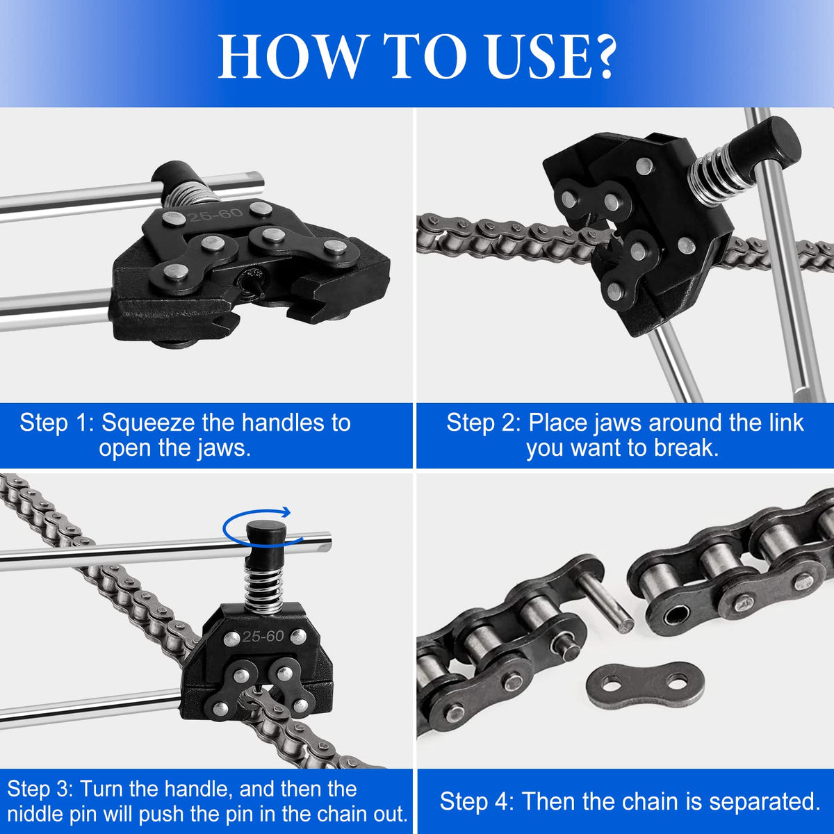 Chain Breaker Splitter Cutter with 1 Push Pin B254