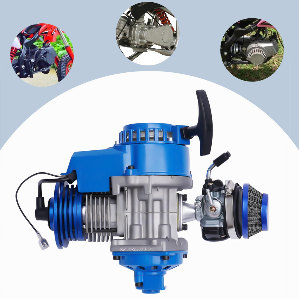 49CC 2-Stroke Air-Cooled Single Cylinder Engine Kit F9630